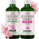 Orchid Fertilizer – Complete Orchid Plant Food Set 3-1-2 & 0-3-2 Liquid Fertilizers for Blooming, Root Growth – Optimal Orchids Care (2 x 8 OZ Bottles) by GreenHaven Gardens