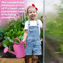 Finderomend 1.5 Liter Metal Watering Can,Iron Art for Kids Children Garden Watering Bucket Indoor Outdoor Home Office Gardening Plant Sprinkling Can (Pink) by GreenHaven Gardens