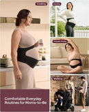 Momcozy Pregnancy Belly Band, CozySupport Ergonest Maternity Belly Band, Invisible Pregnancy Belt for Back, Abdomen, Waist by TinyTreasures Baby Boutique