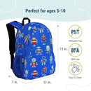 Wildkin 15-inch Kids Backpack – Durable, Padded, Adjustable for School & Travel - Robots by TinyTreasures Baby Boutique
