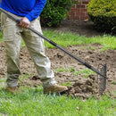 49'' Bow Rake ，17 Tines Metal Head Rakes with Stainless Steel Handle，Heavy Duty Garden Rake for Loosening Soil Gathering Leaf Leveling Lawn Farming Land Management Yarn Thatch Rake by GreenHaven Gardens