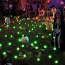Solar Garden Lights,Halloween Lights Outdoor 20 LED Firefly Halloween Garden Lights Outdoor,Solar Lights for Outside,Solar Lights Outdoor Waterproof for Halloween,Christmas,Yard,Patio(Green) by GreenHaven Gardens