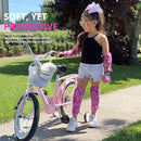 Soft-Style Kids Knee and Elbow Pads with Bike Gloves, Flexible Impact-Resistant Gear for Ages 2-11, Designed for Balance Bikes, Roller-Skating, and Skateboarding by TinyTreasures Baby Boutique