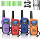Walkie Talkies for Adults- WokTok Long Range 2 Way Radio for Camping Hiking Hand Held Hiking Accessories Camping Gear Xmas Birthday Gift for Kids,SOS Siren,NOAA Weather Alert,4 Radios by TinyTreasures Baby Boutique