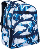 Wildkin ECO rPET 15-inch Kids Backpack – Sustainable, Padded, Adjustable – Sharks by TinyTreasures Baby Boutique