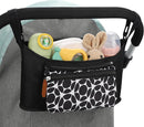 Accmor Universal Stroller Organizer with Detachable Phone Bag, Stroller Bag Caddy Organizer Stroller Accessories for Uppababy, Baby Jogger, Nuna, Doona, Britax Strollers by TinyTreasures Baby Boutique