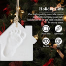 Baby Handprint Footprint Keepsake Ornament Kit, Personalized Baby Foot Printing Kit for Newborn Clay Impression Handmade DIY Imagination to Create by TinyTreasures Baby Boutique