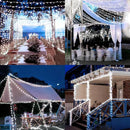 Heceltt 1140 LED 449 FT String Lights Outdoor, 8 Modes White Christmas Lights Plug in, IP44 Waterproof Led String Lights with Timer and Memory for Xmas Tree Yard Party Garden Decorations by GreenHaven Gardens