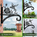 Hanging Plant Hanger Bracket Plant Hooks for Hanging Baskets Heavy Duty Decorative Hummingbird Silhouette Wall Mounted Hanging Plant Hangers Outdoor for Flower Pot Bird Feeder Wind Chimes by GreenHaven Gardens