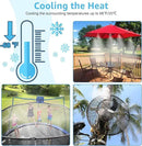 Bonviee Misters for Outside Patio - 75FT Misting Cooling System with 28 Brass Nozzles and 3/4" Adapter, 23M DIY Outdoor Misters Kit for Garden, Greenhouse, and Patio Cooling by GreenHaven Gardens