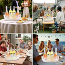 Ice Buckets for Parties,Ice Bucket Bowls of 2pcs with Scoops(2pcs)&Metal Wine Bottle Opener,5.5L Large Clear Acrylic Ice Champagne Buckets Tub for Parties,Mimosa Bar Supplies,Beer,Beverage&Drinks by CozyNest Decor