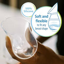 Dr. Brown's 100% Silicone One-Piece Breast Pump,Hands-Free Breast Milk Collector with Anti-Colic Options+ Baby Bottle (4 oz/120 mL),Level 1 Nipple,Travel Lid and Travel Bag by TinyTreasures Baby Boutique