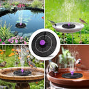 3.5W Solar Bird Bath Fountain Pump, Solar Powered Water Pump, Outdoor Water Fountain Pump with 8-in-1 Nozzles, 4 Fixed Pipes for Hummingbirds, Garden, Pool, Pond by GreenHaven Gardens