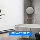 Window Privacy Film with Installation Tools, White Frosted, Static Cling, Anti UV, Heat Control, Ideal for Home Shower Office Glass Door (White Frosted, 23.6X78.7Inch) by CozyNest Decor