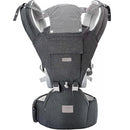 Baby Carrier, 3-in-1 Baby Carrier Newborn to Toddler with Hip Seat (Ergonomic M Position) for 0-36 Month/7-45lbs, Adjustable Size for Enhanced Lumbar Support, Perfect for On-The-go, Grey by TinyTreasures Baby Boutique