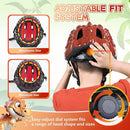 Toddler/Kids Bike Helmet Set for Boys Girls 3D Adjustable Kids Helmet Protective Gear Set Knee Elbow Wrist Pads and Multi-Sports Skateboard Scooter Cycling Roller Balance Bike by TinyTreasures Baby Boutique
