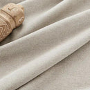 Joydeco Faux Linen Curtains 84 Inch Length 2 Panels Set, Light Filtering Curtains for Bedroom, 52 Inches Wide Living Room Drapes with Rod Pockets(52x84 inch, Linen) by CozyNest Decor