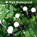 BOSSERN 2025 Solar Lights Outdoor Waterproof, 6 Pack Solar Garden Lights, Solar Firefly Lights Waterproof, Solar Twinkle Swaying Fairy Light for Yard Patio Pathway Garden Decoration (Cool White) by GreenHaven Gardens