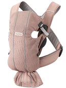 BabyBjörn Baby Carrier Mini, 3D Mesh, Dusty Pink | Newborn Carrier (7-25 lbs), Ergonomic, Easy-to-Use by TinyTreasures Baby Boutique