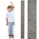 Height Ruler for Wall - Child Height Wall Chart, Height Chart for Kids Growth Chart for Wall Growth Chart Wood, Wooden Growth Chart for Wall - Gray w/Inches - 63"x5.75" by TinyTreasures Baby Boutique