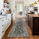 Washable Runners for Hallways Kitchen Rug: 2'x10' Runner Rugs Stain Resistant Non Slip Low Pile Boho Carpet Runners for Hallways Bedroom Entryway Indoor Beside Bathroom Laundry Room by TinyTreasures Baby Boutique