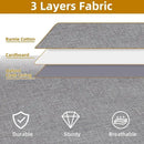 Under the Bed Storage Bins, 31.5 x 15.7 x 5.9 Inch Closet Organizers with Reinforced Handles for Blanket, Sheets, Pillows, Towels, Shoes, Grey, 3 Pack by CozyNest Decor