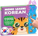 New! Learn Korean for Kids, Momo Learns Korean Vol. 3, Bilingual Korean Baby Book for Kids, Babies & Toddlers 1-3, Kids Board Book w/ Hangul, First Words & Songs, Language Toy for Preschoolers 0-3 by TinyTreasures Baby Boutique