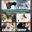 arboleaf Mini Massage Gun Deep Tissue, Percussion Muscle Massager for Back Pain Relief, Small Massage Gun with Case Travel Size, Handheld Quiet, Portable by CozyNest Decor