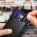 BULLIANT Men Wallet,Money Clip Wallet Slim For Gift Men 9Cards-Metal Credit Card Case in Magnetic Leather Flip by TinyTreasures Baby Boutique