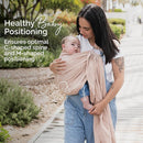 Boba Ring Sling Baby Carrier Newborn to Toddler - Lightweight & Breathable Baby Sling, Hip-Healthy Carrier Sling, Baby Wrap Carrier for Front & Hip Carry, 8-35 lbs (Linen Peony) by TinyTreasures Baby Boutique