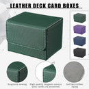 Yookeer 4 Pieces Leather Deck Card Boxes Cards Deck Game Box for Collectible Playing Card Box Compatible with MTG Commander(Black, Blue, Green, Purple,Horizontal) by GreenHaven Gardens