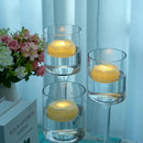 Aignis 12pcs Flameless LED Floating Candles, Ivory Rose Plastic Tealights Battery Operated, 120+ Hours Glow Time, Cozy Light for Romantic Pool/Bathtub/Hot Bath/Wedding Centerpiece Decor(D2.83*H1.42) by CozyNest Decor