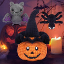 Crochetta Crochet Kit for Beginners, Halloween Decorations, Pumpkin Spider Bat Crochet Animal Kit for Adults and Kids with Step-by-Step Video Tutorials, DIY Knitting(40%+ Yarn) by TinyTreasures Baby Boutique