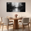 TYTAUPT Abstract Canvas Wall Art For Living Room Black and White Wall Art For Office Bedroom Wall Decor 24 x 48 Inch by CozyNest Decor