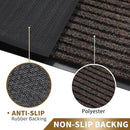 Yimobra Front Door Mat Outdoor Indoor Entrance, 100% Waterproof All-Season All Weather Doormat, Welcome Matt Outside Entry, Non Slip, Low Profile, Heavy Duty Patio Porch Floor Mats,36 x 17 by CozyNest Decor