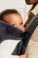 BabyBjörn Baby Carrier Mini, Anthracite, 3D Mesh | Newborn Carrier (7-25 lbs), Ergonomic, Easy-to-Use by TinyTreasures Baby Boutique