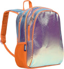 Wildkin 15-inch Kids Backpack – Durable, Padded, Adjustable for School & Travel - Orange Shimmer by TinyTreasures Baby Boutique