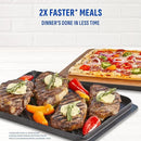 PowerXL SmartSynx Dual Door Oven, 8 Quick-Touch Cooking Presets including Air Fry, Toast, Bake, Broil, Reheat and More, Cook 2 Different Foods at the Same Time, Large Capacity & Adjustable Temperature by CozyNest Decor