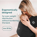 Koala Babycare Baby Carrier Wrap, Easy to Wear As a T-Shirt - Original Baby Carrier Newborn to Toddler - Sling One Size Fits All - Baby Wraps Carrier Up to 22lbs by TinyTreasures Baby Boutique