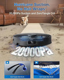 ECOVACS DEEBOT T30C Robot Vacuum and Mop, 20,000Pa Suction, TruEdge Adaptive Edge Mopping, ZeroTangle 2.0 Technology, Hot Water Washing, Self-Emptying, Auto-Lift Mopping, Obstacle Avoidance by CozyNest Decor