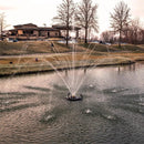 HALF OFF PONDS Floating Fountain – 1.5 HP Pond Aerator with 100' Cord – 12,500 GPH Water Pump – 11 Spray Patterns - Energy-Efficient – for Large Ponds, Lakes & Water Gardens by GreenHaven Gardens