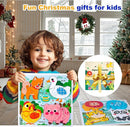 Wooden Animal Puzzles for Toddlers 1-3,Wood Puzzles Ages 2-4, Toys for 2 3 Years Old Girls Boys,Montessori Toddler Toys 2-3 Preschool Learning Educational Gifts by TinyTreasures Baby Boutique