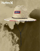 Hurley Men's Straw Hat - Bayside Lifeguard Straw Sun Hat by GreenHaven Gardens