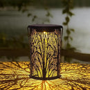 Solar Lanterns for Outdoor Waterproof, Hanging Solar Lights Gifts for Women Mom, Tree Lantern Hanging/Standing for Patio, Lawn, Tabletop, Garden Decorative LED Lantern Black Tree by GreenHaven Gardens