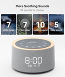 Dreamegg D1+ Sound Machine & Alarm Clock - Sound Machine for Sleep, White Noise Machine with 29 Soothing Sounds, Night Light, 0-100% Dimmable, White Noise Alarm Clock for Bedrooms Adults Baby by TinyTreasures Baby Boutique
