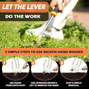 2025 Hand Weeder Tool, Rubber Handle Manual Weeder Puller Tool, Uprooting Weeding Tools, Crack Weeder Crevice, 4 Teeth Weeding Tool, Weeding Artifact Tool for Gardening (2 Pcs) by GreenHaven Gardens
