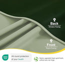 NICETOWN 100% Blackout Curtains for Living Room, Thermal Insulated Plylux Full Blackout Window Covering 63 inch 2 Panels, Grommet Curtains for Bedroom, 52" Wide per Panel, Olive Green by TinyTreasures Baby Boutique