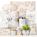 Get Well Soon Gifts Baskets for Women Self Care Gifts, Spa Care Package After Surgery Inspirational Thinking of You Sympathy Gift, Feel Better Encouragement Gift for Women Sick Friends Mom w/ Blanket by TinyTreasures Baby Boutique