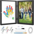 Family Handprint Kit, DIY Craft Keepsake Photo Frame, Hand Print Ornament Kits, Family Gifts for New Parents & Mom & Baby, Grandparents, Couples, Father's Day, Mother's Day, Anniversary by TinyTreasures Baby Boutique