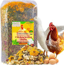 21 oz Chicken Nesting Herbs Flowers - 1.3lb Poultry Blend Herbs 12 Premium Nesting Box Herbs for Chicken Coop Refresher Boost Egg Laying Hens Herb Supplement for Backyard by GreenHaven Gardens
